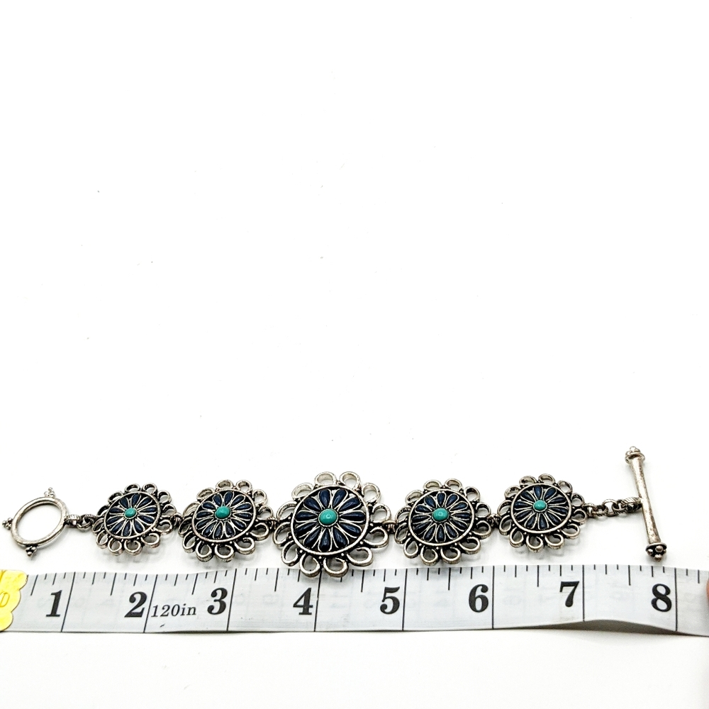 Lucky Brand Enamel Flower Bracelet - Picture 4 of 6
